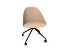 【アルペール/arper / GOODS】のCila Chair / シーラ アームレスチェア 固定柱脚 シートピンク、脚部マットブラック|ID: prp329100003221084 ipo3291000000021670551