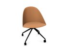 【アルペール/arper / GOODS】のCila Chair / シーラ アームレスチェア 固定柱脚 シートレンガ、脚部マットブラック|ID:prp329100003221084