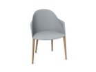 【アルペール/arper / GOODS】のCila Arm Chair / シーラ アームチェア 木脚 シートブルーグレイ、脚部ナチュラルオーク|ID:prp329100003221087