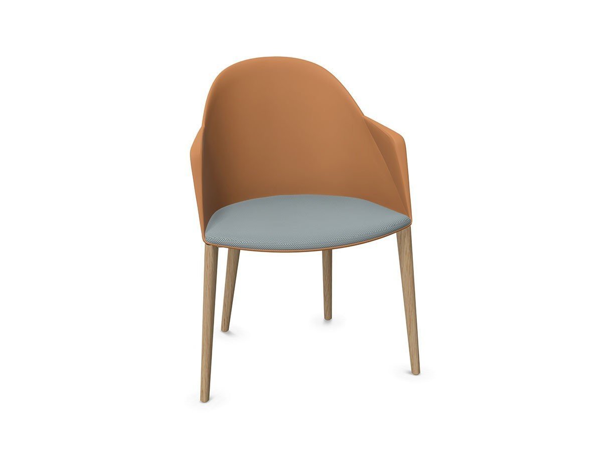 【アルペール/arper / GOODS】のCila Arm Chair / シーラ アームチェア 座クッション付 木脚 インテリア・キッズ・メンズ・レディースファッション・服の通販 founy(ファニー) 　クッション　Cushion, Throw Pillow　シンプル　Simple, Minimal　ドレス　Dress, One-Piece　フィット　Fit, Slim Fit　リラックス　Relax, Relaxed Fit　送料無料　Free Shipping　ホーム・キャンプ・アウトドア・お取り寄せ　Home Living / Home & Lifestyle / Camping Gear / Outdoor Camping　家具・インテリア　Home Furniture & Interior. Stylish & Functional Living Spaces　チェア・椅子　Seating & Chairs　ダイニングチェア・木製チェア　Dining Chairs　ホーム・キャンプ・アウトドア・お取り寄せ　Home Living / Home & Lifestyle / Camping Gear / Outdoor Camping　家具・インテリア　Home Furniture & Interior. Stylish & Functional Living Spaces　チェア・椅子　Seating & Chairs　アームチェア・アクセントチェア　Armchairs & Accent Chairs　シートレンガ、脚部ナチュラルオーク|ID: prp329100003221088 ipo3291000000033667932