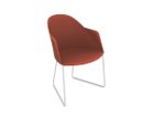 【アルペール/arper / GOODS】のCila Arm Chair / シーラ アームチェア スレッド脚 脚部カラー「マットホワイト」参考イメージ|ID:prp329100003221090