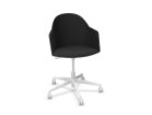 【アルペール/arper / GOODS】のCila Go Arm Chair / シーラゴー アームチェア 5スターベース シートブラック、脚部ホワイト|ID:prp329100003221099