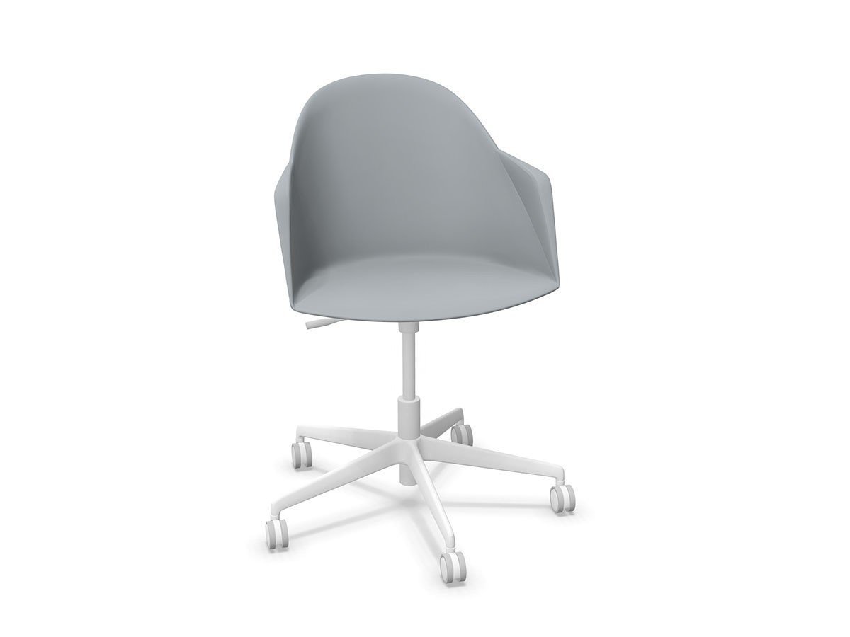 【アルペール/arper / GOODS】のCila Go Arm Chair / シーラゴー アームチェア 5スターベース インテリア・キッズ・メンズ・レディースファッション・服の通販 founy(ファニー) 　シンプル　Simple, Minimal　ドレス　Dress, One-Piece　フィット　Fit, Slim Fit　リラックス　Relax, Relaxed Fit　送料無料　Free Shipping　ホーム・キャンプ・アウトドア・お取り寄せ　Home Living / Home & Lifestyle / Camping Gear / Outdoor Camping　家具・インテリア　Home Furniture & Interior. Stylish & Functional Living Spaces　チェア・椅子　Seating & Chairs　アームチェア・アクセントチェア　Armchairs & Accent Chairs　ホーム・キャンプ・アウトドア・お取り寄せ　Home Living / Home & Lifestyle / Camping Gear / Outdoor Camping　家具・インテリア　Home Furniture & Interior. Stylish & Functional Living Spaces　チェア・椅子　Seating & Chairs　オフィスチェア・在宅ワーク用チェア　Office & Desk Chairs　シートブルーグレイ、脚部ホワイト|ID: prp329100003221099 ipo3291000000033542109