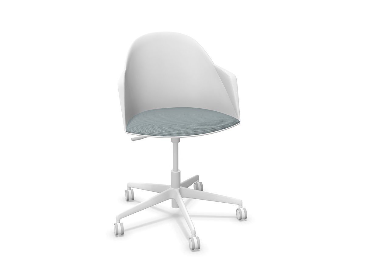 【アルペール/arper / GOODS】のCila Go Arm Chair / シーラゴー アームチェア 座クッション付 5スターベース インテリア・キッズ・メンズ・レディースファッション・服の通販 founy(ファニー) 　クッション　Cushion, Throw Pillow　シンプル　Simple, Minimal　ドレス　Dress, One-Piece　フィット　Fit, Slim Fit　リラックス　Relax, Relaxed Fit　送料無料　Free Shipping　ホーム・キャンプ・アウトドア・お取り寄せ　Home Living / Home & Lifestyle / Camping Gear / Outdoor Camping　家具・インテリア　Home Furniture & Interior. Stylish & Functional Living Spaces　チェア・椅子　Seating & Chairs　アームチェア・アクセントチェア　Armchairs & Accent Chairs　ホーム・キャンプ・アウトドア・お取り寄せ　Home Living / Home & Lifestyle / Camping Gear / Outdoor Camping　家具・インテリア　Home Furniture & Interior. Stylish & Functional Living Spaces　チェア・椅子　Seating & Chairs　オフィスチェア・在宅ワーク用チェア　Office & Desk Chairs　シートホワイト、脚部ホワイト|ID: prp329100003221100 ipo3291000000033062945