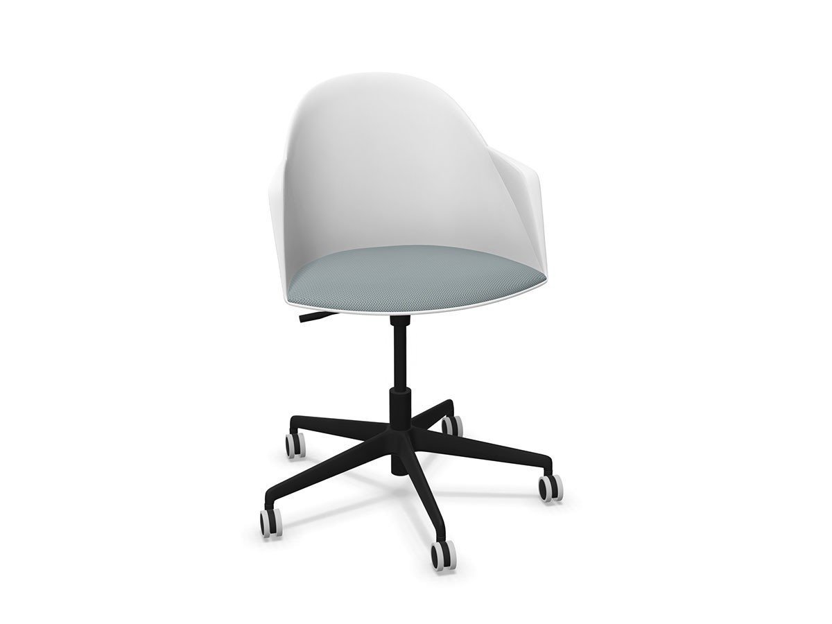 【アルペール/arper / GOODS】のCila Go Arm Chair / シーラゴー アームチェア 座クッション付 5スターベース インテリア・キッズ・メンズ・レディースファッション・服の通販 founy(ファニー) 　クッション　Cushion, Throw Pillow　シンプル　Simple, Minimal　ドレス　Dress, One-Piece　フィット　Fit, Slim Fit　リラックス　Relax, Relaxed Fit　送料無料　Free Shipping　ホーム・キャンプ・アウトドア・お取り寄せ　Home Living / Home & Lifestyle / Camping Gear / Outdoor Camping　家具・インテリア　Home Furniture & Interior. Stylish & Functional Living Spaces　チェア・椅子　Seating & Chairs　アームチェア・アクセントチェア　Armchairs & Accent Chairs　ホーム・キャンプ・アウトドア・お取り寄せ　Home Living / Home & Lifestyle / Camping Gear / Outdoor Camping　家具・インテリア　Home Furniture & Interior. Stylish & Functional Living Spaces　チェア・椅子　Seating & Chairs　オフィスチェア・在宅ワーク用チェア　Office & Desk Chairs　シートホワイト、脚部ブラック|ID: prp329100003221100 ipo3291000000033062946