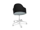 【アルペール/arper / GOODS】のCila Go Arm Chair / シーラゴー アームチェア 座クッション付 5スターベース シートブラック、脚部ホワイト|ID: prp329100003221100 ipo3291000000033062947