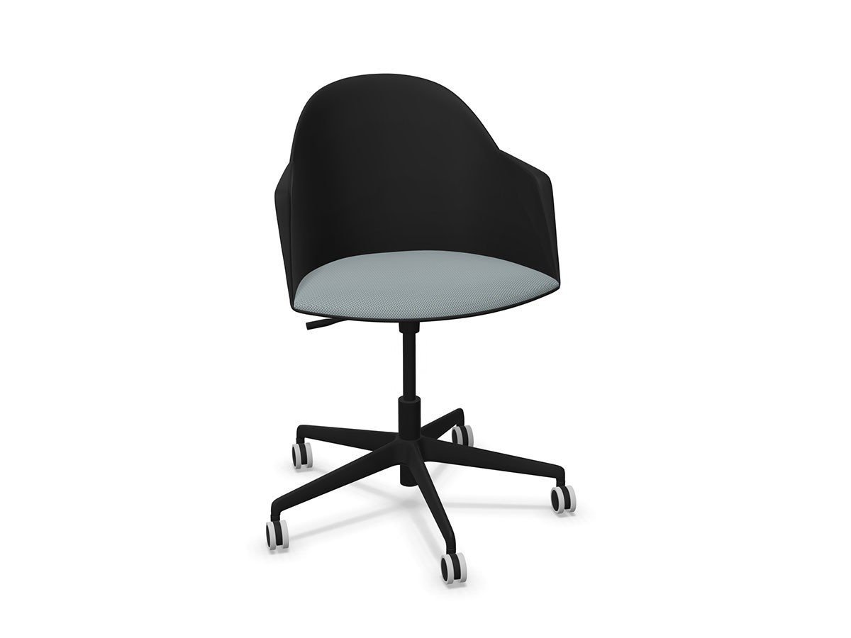 【アルペール/arper / GOODS】のCila Go Arm Chair / シーラゴー アームチェア 座クッション付 5スターベース インテリア・キッズ・メンズ・レディースファッション・服の通販 founy(ファニー) 　クッション　Cushion, Throw Pillow　シンプル　Simple, Minimal　ドレス　Dress, One-Piece　フィット　Fit, Slim Fit　リラックス　Relax, Relaxed Fit　送料無料　Free Shipping　ホーム・キャンプ・アウトドア・お取り寄せ　Home Living / Home & Lifestyle / Camping Gear / Outdoor Camping　家具・インテリア　Home Furniture & Interior. Stylish & Functional Living Spaces　チェア・椅子　Seating & Chairs　アームチェア・アクセントチェア　Armchairs & Accent Chairs　ホーム・キャンプ・アウトドア・お取り寄せ　Home Living / Home & Lifestyle / Camping Gear / Outdoor Camping　家具・インテリア　Home Furniture & Interior. Stylish & Functional Living Spaces　チェア・椅子　Seating & Chairs　オフィスチェア・在宅ワーク用チェア　Office & Desk Chairs　シートブラック、脚部ブラック|ID: prp329100003221100 ipo3291000000033062949