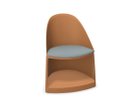 【アルペール/arper / GOODS】のCila Go Chair With Storage Base / シーラゴー ストレージベース付チェア 座面クッション付 シェルレンガ、ベースレンガ|ID:prp329100003221103