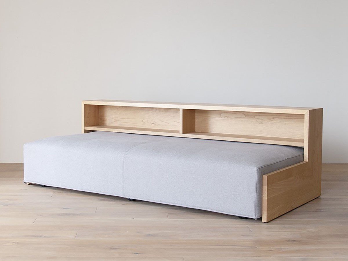 【ヒラシマ/HIRASHIMA / GOODS】のSOLIDO Daybed Wood 095 + Base 098 / ソリド デイベッド ウッド 095 + ベース 098 人気、トレンドファッション・服の通販 founy(ファニー) 　ウッド　Wood　クッション　Cushion　スプリング　Spring　フレーム　Flame　ホーム・キャンプ・アウトドア・お取り寄せ　Home,Garden,Outdoor,Camping Gear　家具・インテリア　Furniture　その他 インテリア雑貨、家具　Furniture, Interior, Others　other-2|ID: prp329100003224207 ipo3291000000031492766