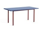 【ヘイ/HAY / GOODS】のTWO-COLOUR TABLE / ツーカラー テーブル 160 × 82cm ブルー / マルーンレッド|ID:prp329100003231570