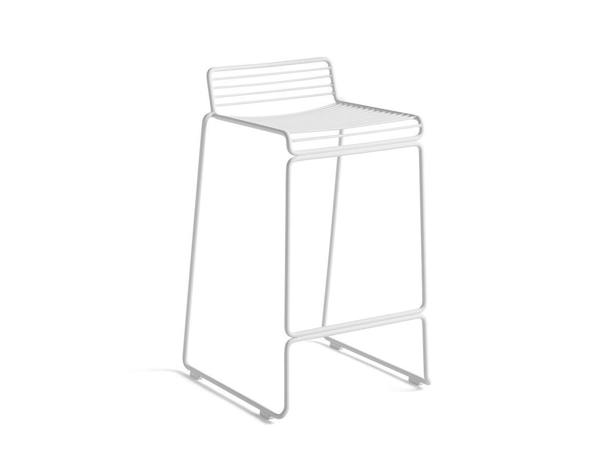 【ヘイ/HAY / GOODS】のHEE BAR STOOL LOW H65 / ヒー バースツール ロー H65 インテリア・キッズ・メンズ・レディースファッション・服の通販 founy(ファニー) 　送料無料　Free Shipping　ワイヤー　Wire　ホワイト|ID: prp329100003231626 ipo3291000000030256696