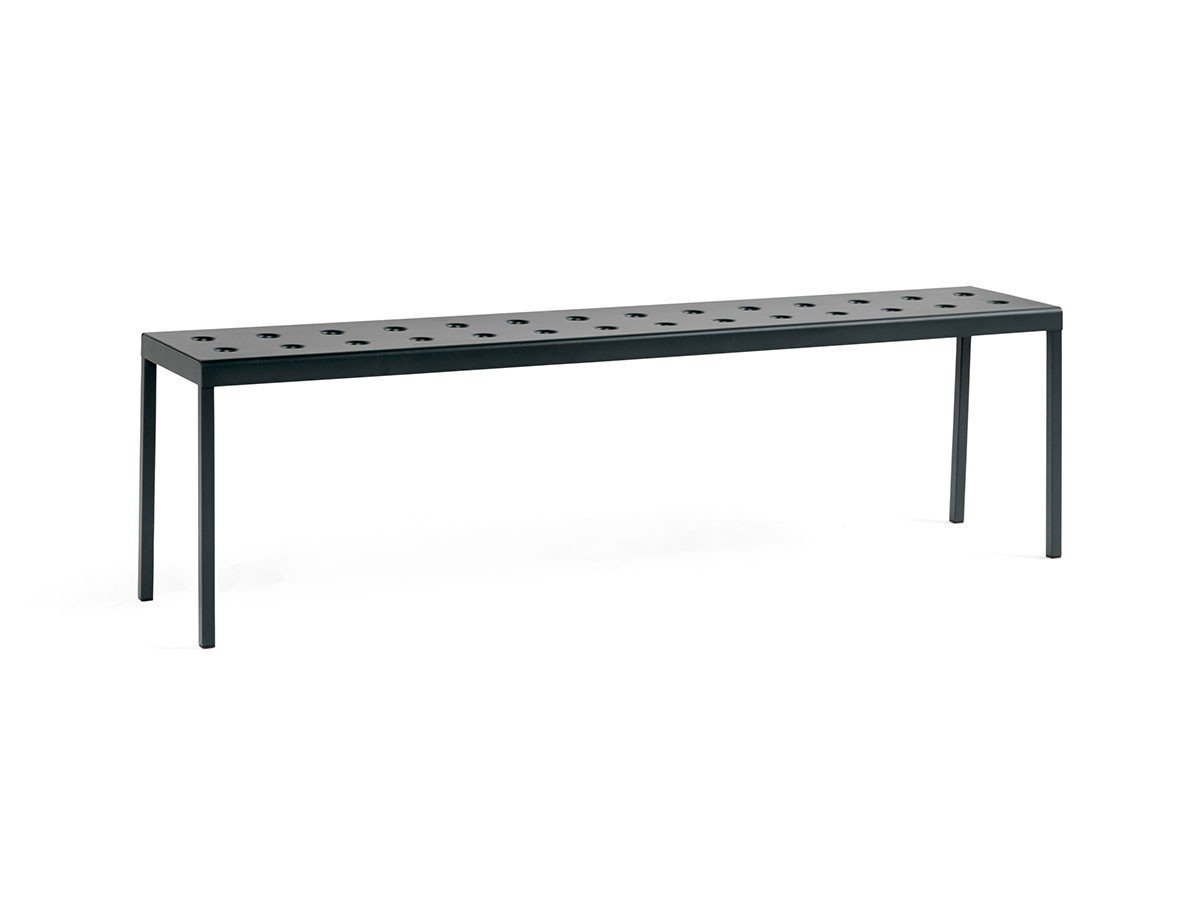 【ヘイ/HAY / GOODS】のBALCONY BENCH / バルコニー ベンチ 幅165.5cm インテリア・キッズ・メンズ・レディースファッション・服の通販 founy(ファニー) 　送料無料　Free Shipping　エレガント 上品　Elegant　シンプル　Simple, Minimal　テーブル　Table, Dining Table　フランス　France, French　ホーム・キャンプ・アウトドア・お取り寄せ　Home Living / Home & Lifestyle / Camping Gear / Outdoor Camping　家具・インテリア　Home Furniture & Interior. Stylish & Functional Living Spaces　チェア・椅子　Seating & Chairs　ダイニングベンチ・玄関ベンチ　Bench & Dining Benches　アンスラサイト|ID: prp329100003231629 ipo3291000000035324354