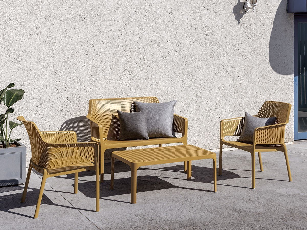 【ナルディ/NARDI / GOODS】のNet Lounge Chair / ネット ラウンジチェアー 人気、トレンドファッション・服の通販 founy(ファニー) 　イエロー　Yellow　ガーデン　Garden　テーブル　Table　メッシュ　Mesh　モダン　Modern　リラックス　Relax　軽量　Lightweight　other-3|ID: prp329100003252472 ipo3291000000031492078