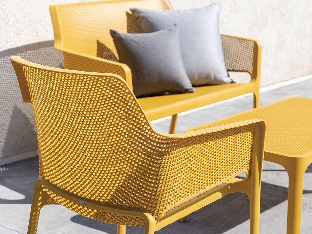 【ナルディ/NARDI / GOODS】のNet Lounge Chair / ネット ラウンジチェアー 人気、トレンドファッション・服の通販 founy(ファニー) 　イエロー　Yellow　ガーデン　Garden　テーブル　Table　メッシュ　Mesh　モダン　Modern　リラックス　Relax　軽量　Lightweight　other-5|ID: prp329100003252472 ipo3291000000031492080