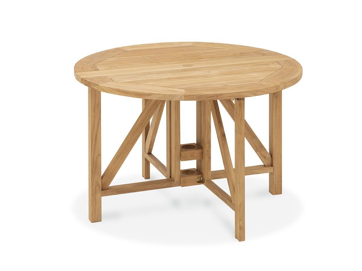 【イスタナテラス/ISTANA TERRACE / GOODS】のRound Gate Leg Table 110 / ラウンド ゲートレッグテーブル 110 インテリア・キッズ・メンズ・レディースファッション・服の通販 founy(ファニー) 　ガーデン　Garden　シルバー　Silver　シンプル　Simple　スリット　Slit　テーブル　Table　ラウンド　Round　送料無料　Free Shipping　-|ID: prp329100003252474 ipo3291000000021813463