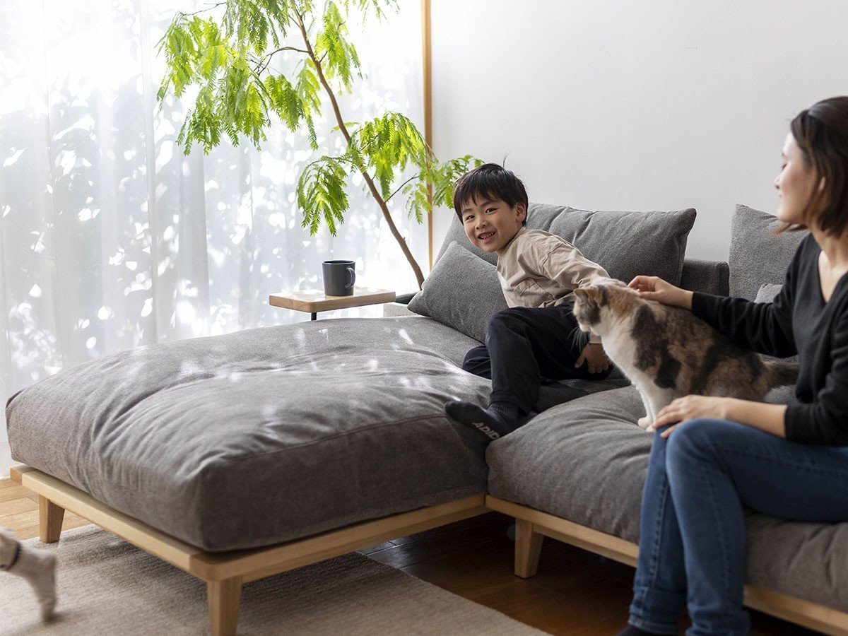 【フミ/Fumi / GOODS】の幸せになるソファ +pet / 幸せになるソファ ワイド + ロング(ペット対応生地) インテリア・キッズ・メンズ・レディースファッション・服の通販 founy(ファニー) 　クッション　Cushion　スウェード　Suede　スマート　Smart　テーブル　Table　フェザー　Feather　フェルト　Felt　ロング　Long　ワイド　Wide　おすすめ　Recommend　ホーム・キャンプ・アウトドア・お取り寄せ　Home,Garden,Outdoor,Camping Gear　家具・インテリア　Furniture　その他 インテリア雑貨、家具　Furniture, Interior, Others　参考イメージ|ID: prp329100003257467 ipo3291000000030254232