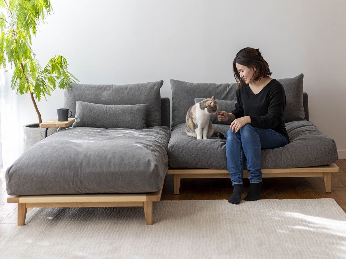 【フミ/Fumi / GOODS】の幸せになるソファ +pet / 幸せになるソファ ワイド + ロング(ペット対応生地) インテリア・キッズ・メンズ・レディースファッション・服の通販 founy(ファニー) 　クッション　Cushion　スウェード　Suede　スマート　Smart　テーブル　Table　フェザー　Feather　フェルト　Felt　ロング　Long　ワイド　Wide　おすすめ　Recommend　ホーム・キャンプ・アウトドア・お取り寄せ　Home,Garden,Outdoor,Camping Gear　家具・インテリア　Furniture　その他 インテリア雑貨、家具　Furniture, Interior, Others　参考イメージ|ID: prp329100003257467 ipo3291000000030254235