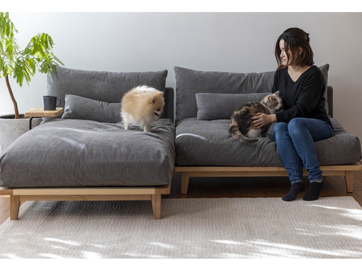 【フミ/Fumi / GOODS】の幸せになるソファ +pet / 幸せになるソファ ワイド + ロング(ペット対応生地) インテリア・キッズ・メンズ・レディースファッション・服の通販 founy(ファニー) 　クッション　Cushion　スウェード　Suede　スマート　Smart　テーブル　Table　フェザー　Feather　フェルト　Felt　ロング　Long　ワイド　Wide　おすすめ　Recommend　ホーム・キャンプ・アウトドア・お取り寄せ　Home,Garden,Outdoor,Camping Gear　家具・インテリア　Furniture　その他 インテリア雑貨、家具　Furniture, Interior, Others　参考イメージ|ID: prp329100003257467 ipo3291000000030254238