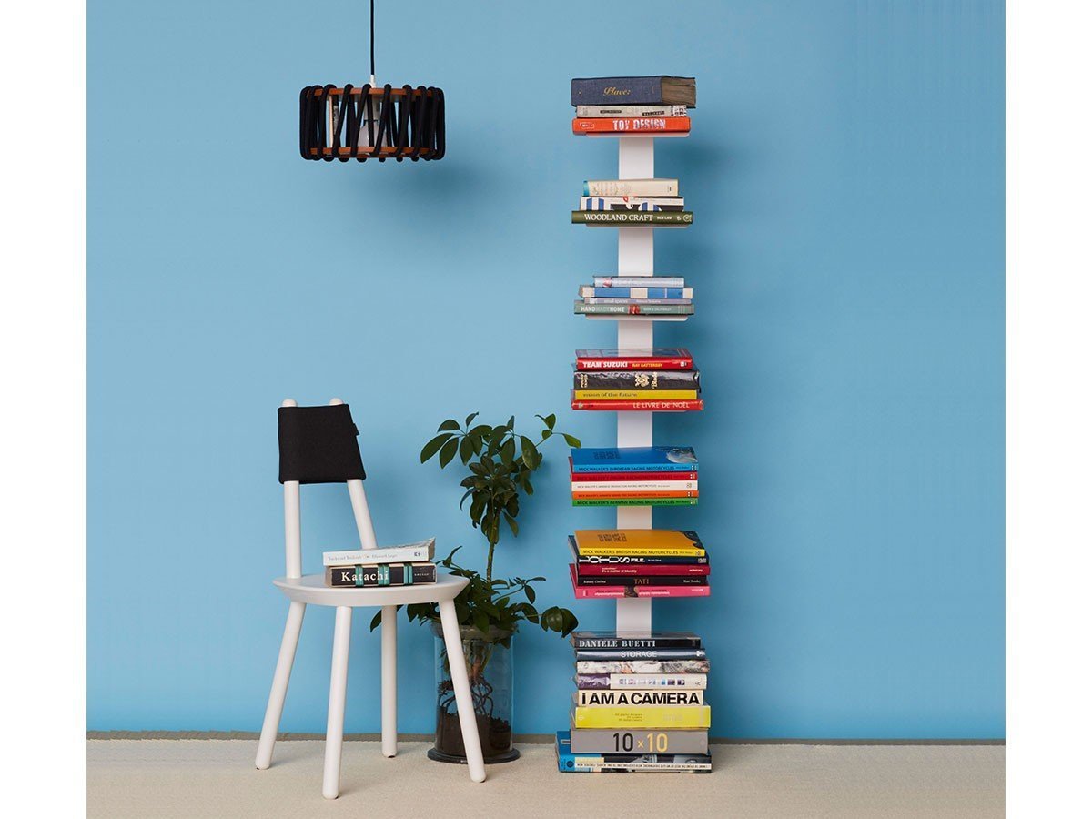 【フライミー ベーシック/FLYMEe BASIC / GOODS】のBOOK SHELF / ブックシェルフ #113740 インテリア・キッズ・メンズ・レディースファッション・服の通販 founy(ファニー) 　送料無料　Free Shipping　おすすめ　Recommend　シンプル　Simple　スリム　Slim　ホーム・キャンプ・アウトドア・お取り寄せ　Home,Garden,Outdoor,Camping Gear　家具・インテリア　Furniture　収納家具・キャビネット　Storage Furniture　ラック・シェルフ　Rack Shelf　ホーム・キャンプ・アウトドア・お取り寄せ　Home,Garden,Outdoor,Camping Gear　家具・インテリア　Furniture　収納家具・キャビネット　Storage Furniture　本棚・マガジンラック　Bookshelf/Magazine Rack　ホワイト|ID: prp329100003273754 ipo3291000000021911999