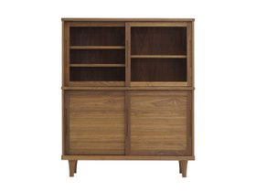 【松井木工/MATSUI MOKKO / GOODS】のFennel GRASS CABINET 4D / フェンネル ガラスキャビネット 4ドア 人気、トレンドファッション・服の通販 founy(ファニー) ヴィンテージ Vintage ガラス Glass コンパクト Compact スリム Slim チェリー Cherry テーパード Tapered モダン Modern ホーム・キャンプ・アウトドア・お取り寄せ Home,Garden,Outdoor,Camping Gear 家具・インテリア Furniture 収納家具・キャビネット Storage Furniture キャビネット Cabinet |ID:prp329100003278586