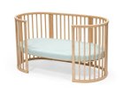 【ストッケ/STOKKE / GOODS】のSTOKKE SLEEPI / ストッケ スリーピー ベッド V3 ベッドナチュラル、フィットシーツの付属:フィットシーツ(ドットセージ)追加|ID: prp329100003285900 ipo3291000000030210448