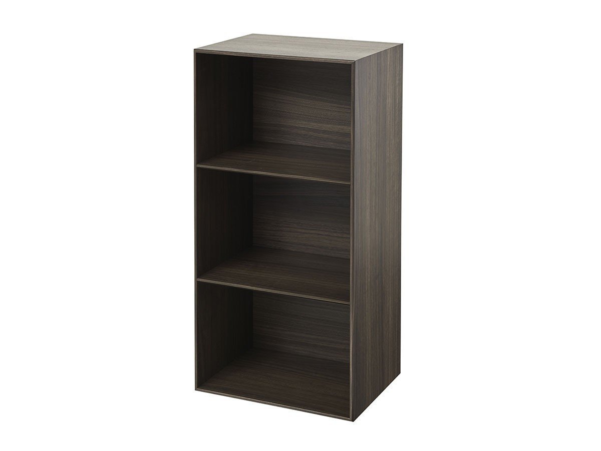 【フライミー ベーシック/FLYMEe BASIC / GOODS】のStorage Box / ストレージボックス スリム 3マス インテリア・キッズ・メンズ・レディースファッション・服の通販 founy(ファニー) 　シンプル　Simple, Minimal　スリム　Slim, Slim Fit　フレーム　Frame, Outline　ボックス　Boxy, Box Shape　モダン　Modern, Contemporary　送料無料　Free Shipping　ホーム・キャンプ・アウトドア・お取り寄せ　Home Living / Home & Lifestyle / Camping Gear / Outdoor Camping　家具・インテリア　Home Furniture & Interior. Stylish & Functional Living Spaces　収納家具・キャビネット　Storage Furniture　ブラックウォールナット柄|ID: prp329100003294837 ipo3291000000031717076