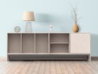 【フライミー ベーシック/FLYMEe BASIC / GOODS】のStorage Box / ストレージボックス スクエア 2マス 組合せ例:本商品(ストレージボックス スクエア 2マス コの字棚板、扉セット)、ストレージ ボックス|ID: prp329100003294838 ipo3291000000031717120