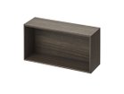 【フライミー ベーシック/FLYMEe BASIC / GOODS】のStorage Box / ストレージボックス ハーフ薄型 ブラックウォールナット柄、取付仕様:横付|ID: prp329100003294843 ipo3291000000030251925