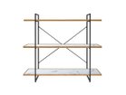 【アデペシュ/a.depeche / GOODS】のPOL open shelf 3 rack / ポル オープンシェルフ 3ラック 棚板マーブル、フレームマットブラック|ID: prp329100003300466 ipo3291000000036817250
