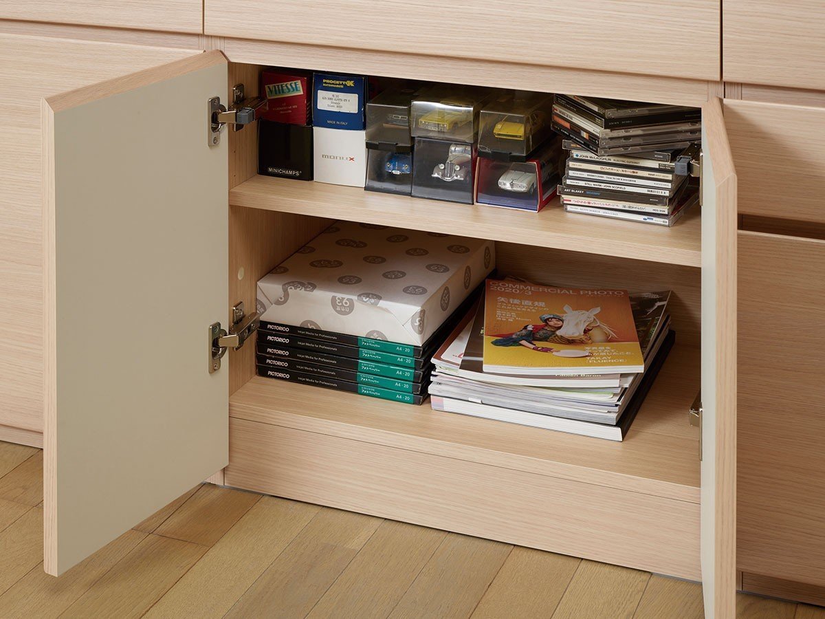 【センス/CENCE / GOODS】のL TWIN DESK + DOOR CABINET / L型 ツインデスク + 開戸キャビネット 人気、トレンドファッション・服の通販 founy(ファニー) 　デスク　Desk　ワイド　Wide　ワーク　Work　ホーム・キャンプ・アウトドア・お取り寄せ　Home,Garden,Outdoor,Camping Gear　家具・インテリア　Furniture　収納家具・キャビネット　Storage Furniture　キャビネット　Cabinet　other-3|ID: prp329100003300500 ipo3291000000031491394