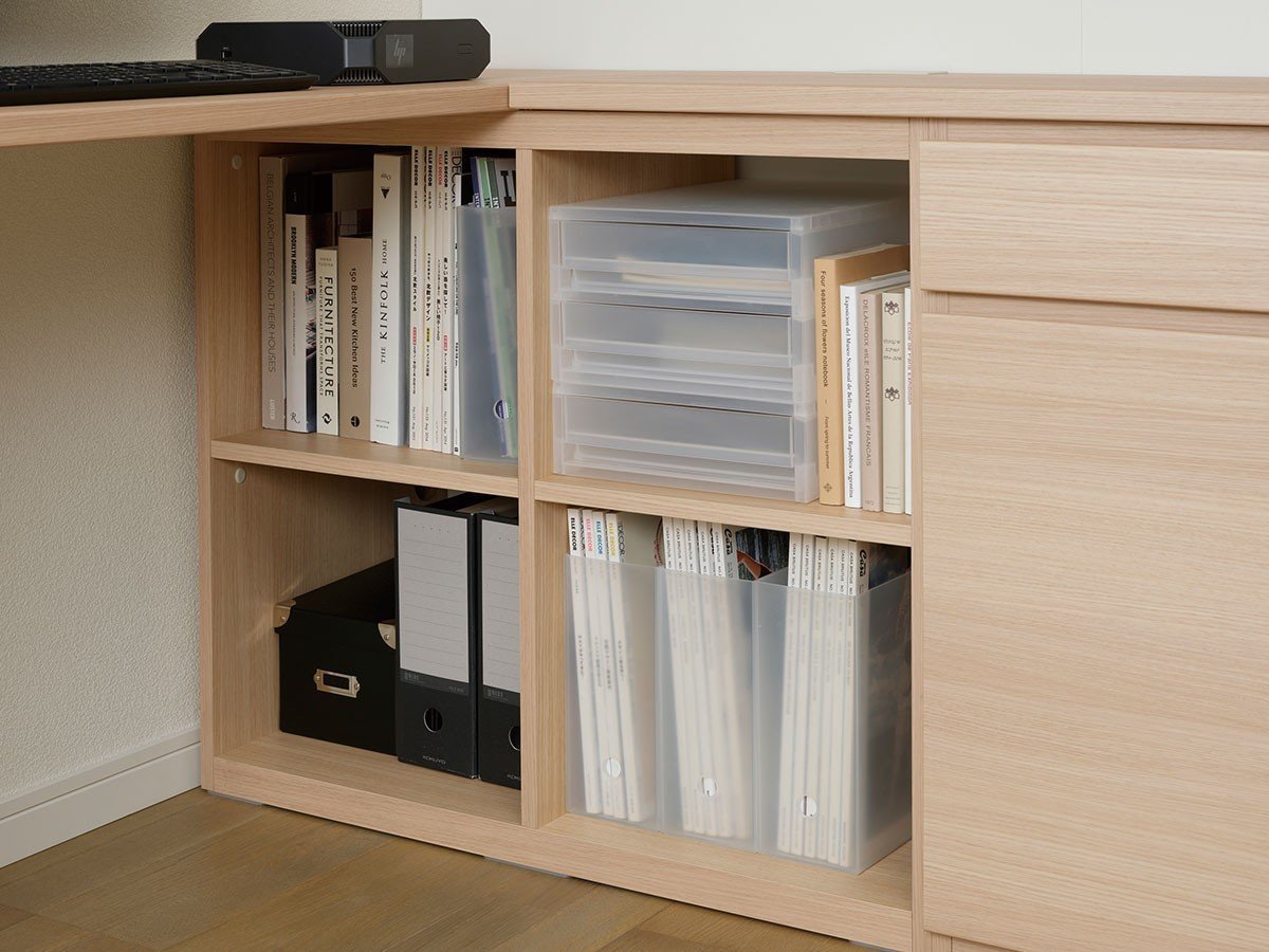 【センス/CENCE / GOODS】のL TWIN DESK + DOOR CABINET / L型 ツインデスク + 開戸キャビネット 人気、トレンドファッション・服の通販 founy(ファニー) 　デスク　Desk　ワイド　Wide　ワーク　Work　ホーム・キャンプ・アウトドア・お取り寄せ　Home,Garden,Outdoor,Camping Gear　家具・インテリア　Furniture　収納家具・キャビネット　Storage Furniture　キャビネット　Cabinet　other-4|ID: prp329100003300500 ipo3291000000031491395