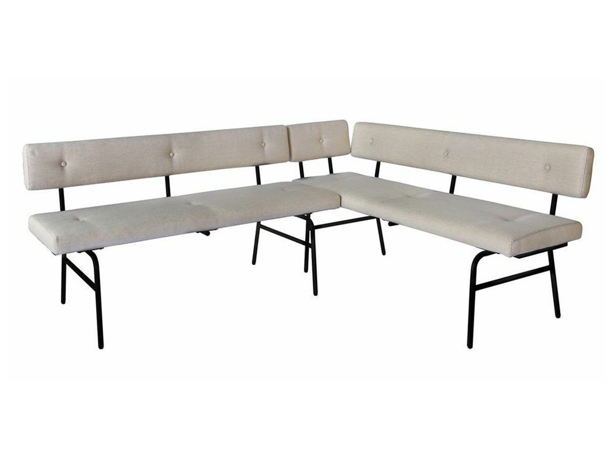 【アデペシュ/a.depeche / GOODS】のsam-nord bench sofa / サムノルド ベンチ ソファ インテリア・キッズ・メンズ・レディースファッション・服の通販 founy(ファニー) 　ヴィンテージ　Vintage Style　クッション　Cushion, Throw Pillow　スリム　Slim, Slim Fit　バランス　Balance, Style Balance　フォーム　Form　フレーム　Frame, Outline　モダン　Modern, Contemporary　リラックス　Relax, Relaxed Fit　ホーム・キャンプ・アウトドア・お取り寄せ　Home Living / Home & Lifestyle / Camping Gear / Outdoor Camping　家具・インテリア　Home Furniture & Interior. Stylish & Functional Living Spaces　ソファー　Couches & Sofas　ホーム・キャンプ・アウトドア・お取り寄せ　Home Living / Home & Lifestyle / Camping Gear / Outdoor Camping　家具・インテリア　Home Furniture & Interior. Stylish & Functional Living Spaces　チェア・椅子　Seating & Chairs　ダイニングベンチ・玄関ベンチ　Bench & Dining Benches　オプションで左右どちらでもアームを取り付けることが可能です。片側にアームを取り付けて、2台を繋げると|ID: prp329100003300502 ipo3291000000035558986