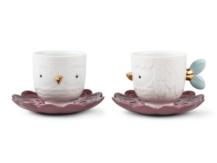 【リヤドロ/LLADRO / GOODS】のKawki / カフキ カップ & ソーサー 2客セット インテリア・キッズ・メンズ・レディースファッション・服の通販 founy(ファニー) https://founy.com/ 送料無料 Free Shipping コレクション Collection テーブル Table |ID: prp329100003325063 ipo3291000000030243427