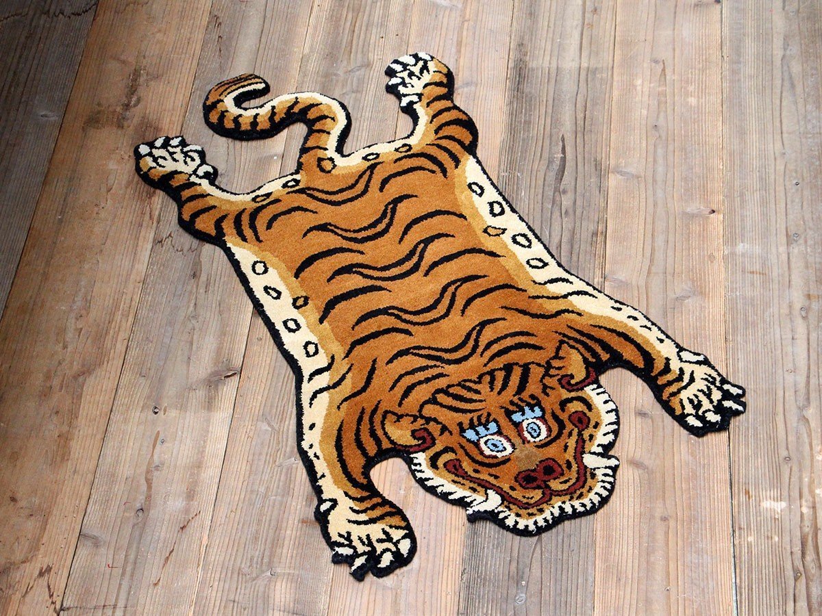 【フライミーズー/FLYMEe ZOO / GOODS】のTIBETAN TIGER RUG / チベタン タイガー ラグ 01 インテリア・キッズ・メンズ・レディースファッション・服の通販 founy(ファニー) 　送料無料　Free Shipping　インド　India　モチーフ　Motif　ホーム・キャンプ・アウトドア・お取り寄せ　Home,Garden,Outdoor,Camping Gear　家具・インテリア　Furniture　その他 インテリア雑貨、家具　Furniture, Interior, Others　参考イメージ|ID: prp329100003361871 ipo3291000000025336285