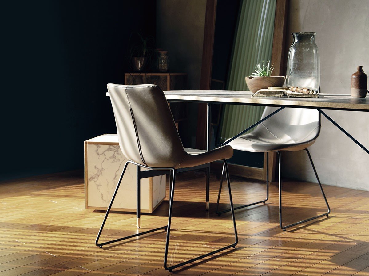 【アデペシュ/a.depeche / GOODS】のPOL 2way dining table 1450 / ポル 2ウェイ ダイニングテーブル 1450 オーク インテリア・キッズ・メンズ・レディースファッション・服の通販 founy(ファニー) 　コンパクト　Compact　スリム　Slim　テーブル　Table　フィット　Fit　フレーム　Flame　モダン　Modern　ホーム・キャンプ・アウトドア・お取り寄せ　Home,Garden,Outdoor,Camping Gear　家具・インテリア　Furniture　テーブル　Table　ダイニングテーブル　Dining Table　参考イメージ|ID: prp329100003371347 ipo3291000000030237468