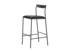 【杉山製作所/Sugiyama Seisakusho / GOODS】のCoFe PF COUNTER CHAIR / コフェ PF カウンターチェア 張地:牛革 AGBL エージングレザー黒(Bランク)、フレーム:サンドブラック、サイズ:座面高72c|ID: prp329100003371361 ipo3291000000033217726