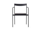 【杉山製作所/Sugiyama Seisakusho / GOODS】のCoFe PF ARM CHAIR / コフェ PF アームチェア 張地:牛革 AGBL エージングレザー黒(Bランク)、フレーム:サンドブラック|ID: prp329100003371363 ipo3291000000033111865