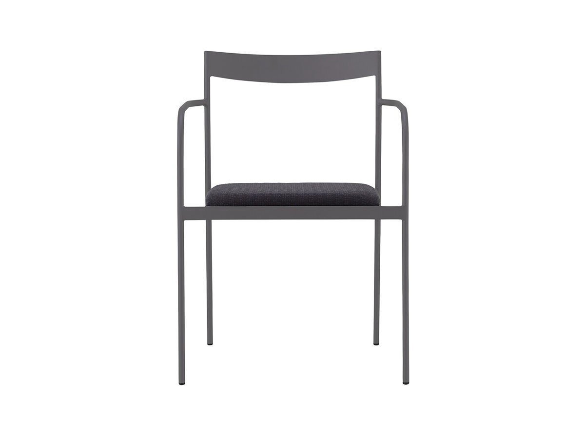 【杉山製作所/Sugiyama Seisakusho / GOODS】のCoFe PF ARM CHAIR / コフェ PF アームチェア インテリア・キッズ・メンズ・レディースファッション・服の通販 founy(ファニー) 　送料無料　Free Shipping　コンパクト　Compact, Small Size　シンプル　Simple, Minimal　フラット　Flat, Flat Shoes　フレーム　Frame, Outline　ホーム・キャンプ・アウトドア・お取り寄せ　Home Living / Home & Lifestyle / Camping Gear / Outdoor Camping　家具・インテリア　Home Furniture & Interior. Stylish & Functional Living Spaces　チェア・椅子　Seating & Chairs　ダイニングチェア・木製チェア　Dining Chairs　ホーム・キャンプ・アウトドア・お取り寄せ　Home Living / Home & Lifestyle / Camping Gear / Outdoor Camping　家具・インテリア　Home Furniture & Interior. Stylish & Functional Living Spaces　チェア・椅子　Seating & Chairs　アームチェア・アクセントチェア　Armchairs & Accent Chairs　張地:ミナモ MI827(Aランク)、フレームサンドダークグレー|ID: prp329100003371363 ipo3291000000033111867