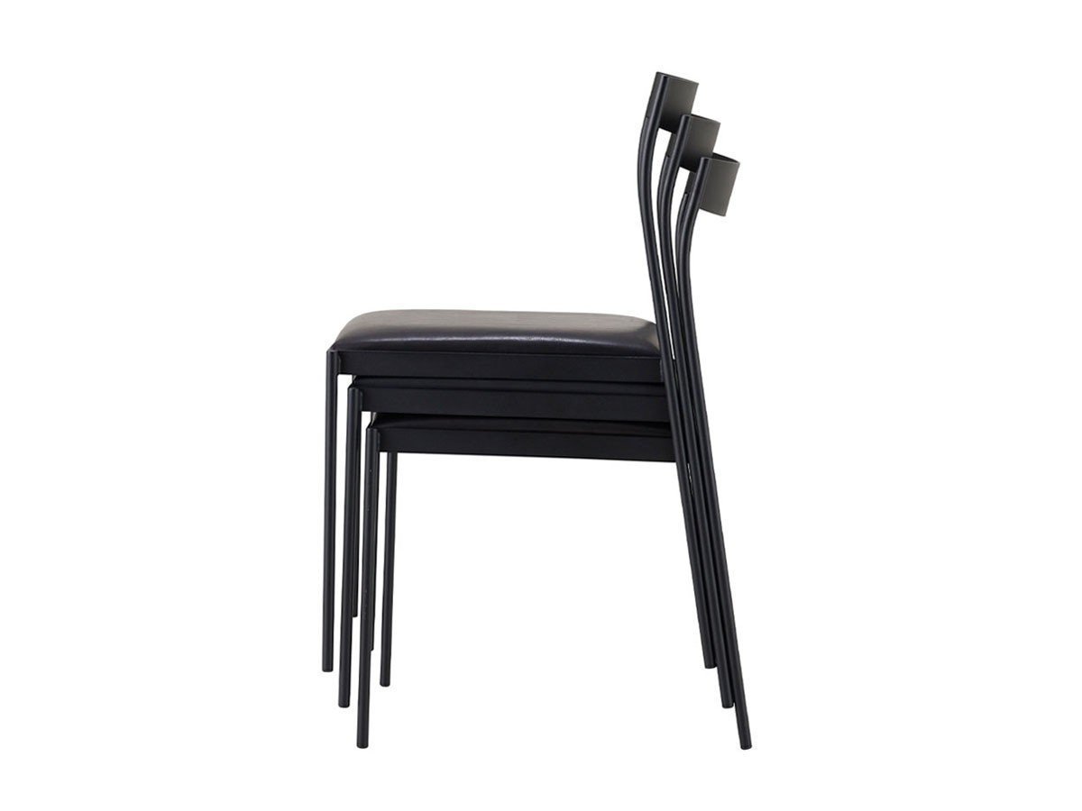 【杉山製作所/Sugiyama Seisakusho / GOODS】のCoFe PF CHAIR / コフェ PF チェア インテリア・キッズ・メンズ・レディースファッション・服の通販 founy(ファニー)  送料無料 Free Shipping コンパクト Compact, Small Size シンプル Simple, Minimal フラット Flat, Flat Shoes フレーム Frame, Outline ホーム・キャンプ・アウトドア・お取り寄せ Home Living / Home & Lifestyle / Camping Gear / Outdoor Camping 家具・インテリア Home Furniture & Interior. Stylish & Functional Living Spaces チェア・椅子 Seating & Chairs ダイニングチェア・木製チェア Dining Chairs 4脚までスタッキング(重ね置き)可|ID: prp329100003371364 ipo3291000000034114700