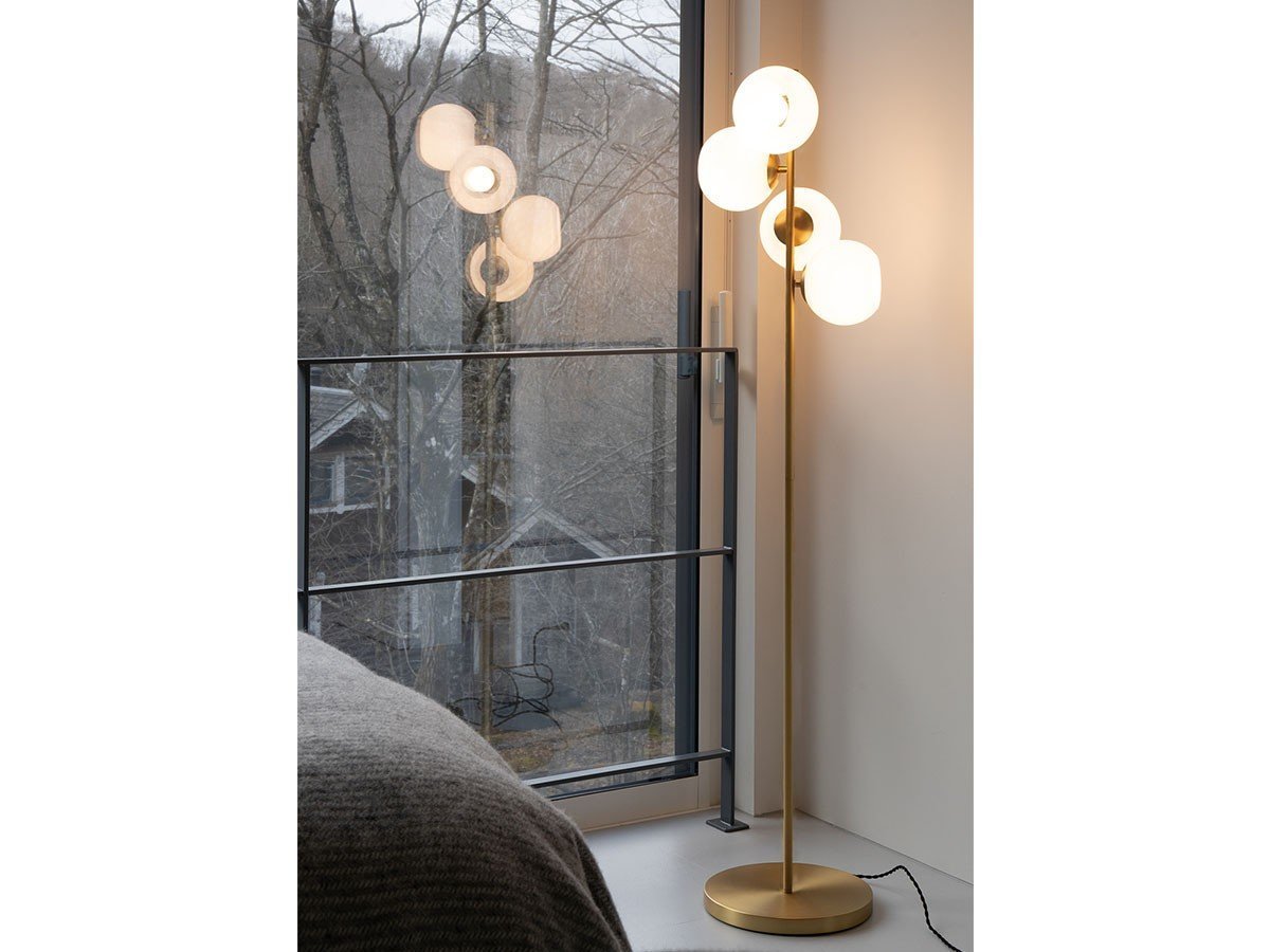 【ハモサ/HERMOSA / GOODS】のBIARRITZ FLOOR LAMP / ビアリッツ フロアランプ 人気、トレンドファッション・服の通販 founy(ファニー) 　送料無料　Free Shipping　エレガント 上品　Elegant　ガラス　Glass　バランス　Balance　モダン　Modern　ホーム・キャンプ・アウトドア・お取り寄せ　Home,Garden,Outdoor,Camping Gear　家具・インテリア　Furniture　ライト・照明　Lighting & Light Fixtures　フロアライト・スタンドライト　Floor Light/Stand Light　other-2|ID: prp329100003387686 ipo3291000000031479479