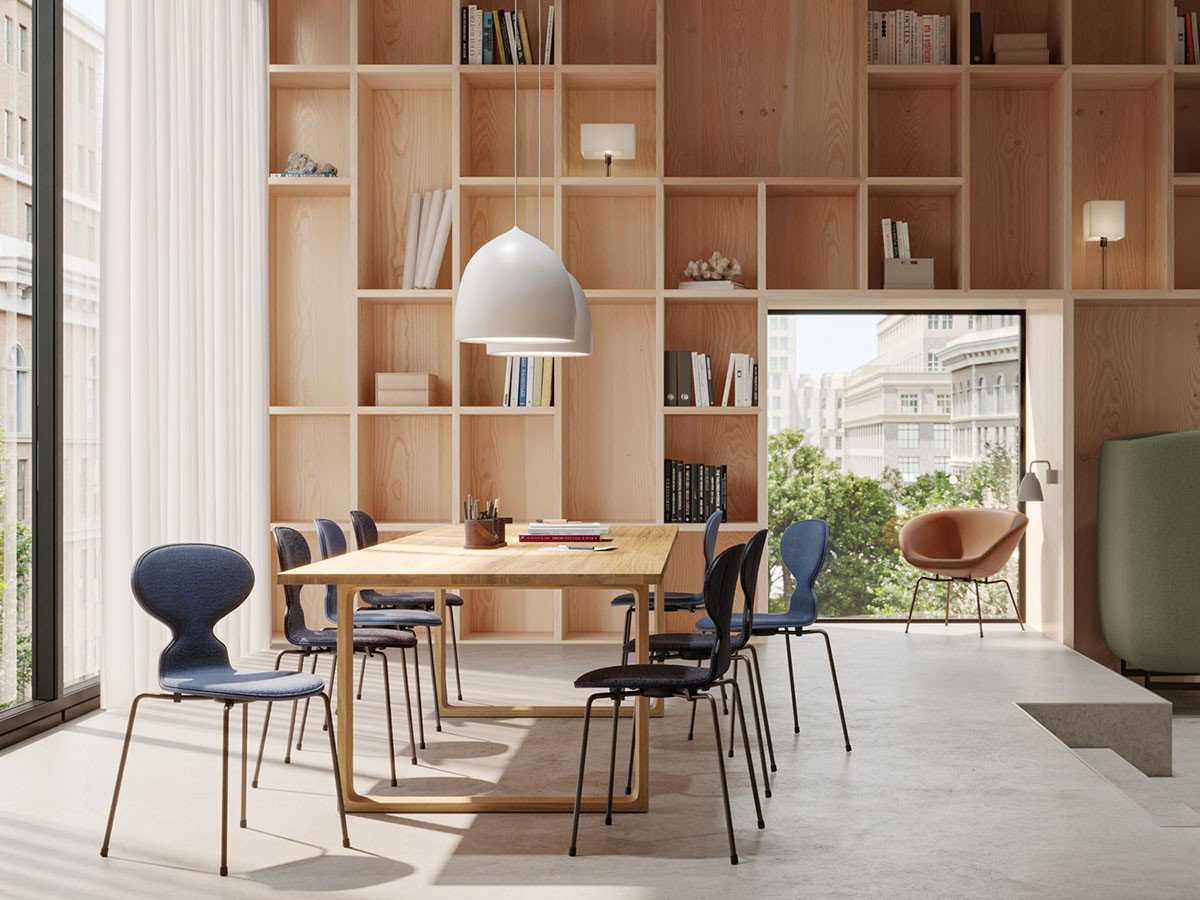 【フリッツ ハンセン/FRITZ HANSEN / GOODS】のANT / アリンコチェア 3本脚 フロントパディング 3100 インテリア・キッズ・メンズ・レディースファッション・服の通販 founy(ファニー) 　インド　Indian Textile　ウッド　Wooden Design　エレガント 上品　Elegant　シルク　Silk, 100% Silk　フォルム　Silhouette, Form　送料無料　Free Shipping　ホーム・キャンプ・アウトドア・お取り寄せ　Home Living / Home & Lifestyle / Camping Gear / Outdoor Camping　家具・インテリア　Home Furniture & Interior. Stylish & Functional Living Spaces　チェア・椅子　Seating & Chairs　ダイニングチェア・木製チェア　Dining Chairs　参考イメージ|ID: prp329100003387689 ipo3291000000033854497