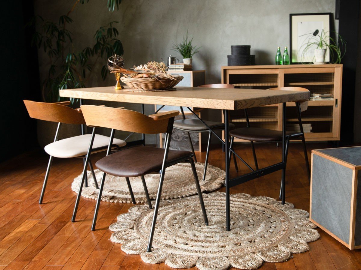 【アデペシュ/a.depeche / GOODS】のsine dining table 1600 / サイン ダイニングテーブル 1600 スチールレッグ 人気、トレンドファッション・服の通販 founy(ファニー) 　なめらか　Smooth　シンプル　Simple　スリム　Slim　テーブル　Table　デスク　Desk　モダン　Modern　ワーク　Work　ホーム・キャンプ・アウトドア・お取り寄せ　Home,Garden,Outdoor,Camping Gear　家具・インテリア　Furniture　テーブル　Table　ダイニングテーブル　Dining Table　other-4|ID: prp329100003415165 ipo3291000000031489455