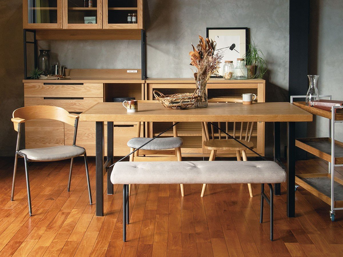 【アデペシュ/a.depeche / GOODS】のsine dining table 1450 / サイン ダイニングテーブル 1450 ウッドレッグ インテリア・キッズ・メンズ・レディースファッション・服の通販 founy(ファニー) 　なめらか　Smooth, Silky Texture　コンパクト　Compact, Small Size　シンプル　Simple, Minimal　テーブル　Table, Dining Table　デスク　Desk, Work Desk　フィット　Fit, Slim Fit　モダン　Modern, Contemporary　ワーク　Workwear, Utility Style　ホーム・キャンプ・アウトドア・お取り寄せ　Home Living / Home & Lifestyle / Camping Gear / Outdoor Camping　家具・インテリア　Home Furniture & Interior. Stylish & Functional Living Spaces　テーブル　Dining, Coffee & Side Tables　ダイニングテーブル・食卓テーブル　Dining Tables　参考イメージ|ID: prp329100003415168 ipo3291000000030230847