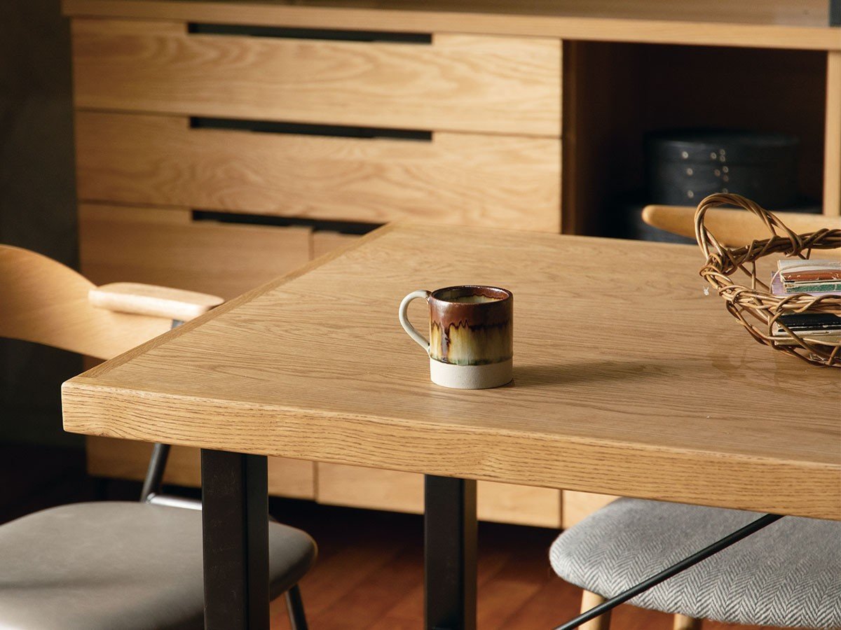 【アデペシュ/a.depeche / GOODS】のsine dining table 1450 / サイン ダイニングテーブル 1450 ウッドレッグ インテリア・キッズ・メンズ・レディースファッション・服の通販 founy(ファニー) 　なめらか　Smooth, Silky Texture　コンパクト　Compact, Small Size　シンプル　Simple, Minimal　テーブル　Table, Dining Table　デスク　Desk, Work Desk　フィット　Fit, Slim Fit　モダン　Modern, Contemporary　ワーク　Workwear, Utility Style　ホーム・キャンプ・アウトドア・お取り寄せ　Home Living / Home & Lifestyle / Camping Gear / Outdoor Camping　家具・インテリア　Home Furniture & Interior. Stylish & Functional Living Spaces　テーブル　Dining, Coffee & Side Tables　ダイニングテーブル・食卓テーブル　Dining Tables　参考イメージ|ID: prp329100003415168 ipo3291000000030230891