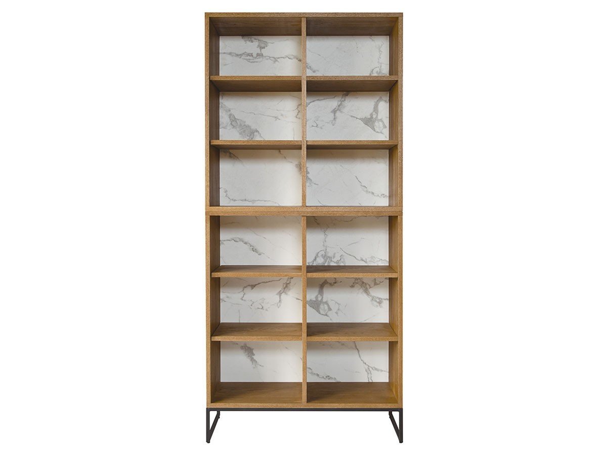【アデペシュ/a.depeche / GOODS】のPOL book case / ポル ブックケース × 2 + スチール脚 インテリア・キッズ・メンズ・レディースファッション・服の通販 founy(ファニー) 　フレーム　Flame　モダン　Modern　雑誌　Magazine　ホーム・キャンプ・アウトドア・お取り寄せ　Home,Garden,Outdoor,Camping Gear　家具・インテリア　Furniture　収納家具・キャビネット　Storage Furniture　ラック・シェルフ　Rack Shelf　ホーム・キャンプ・アウトドア・お取り寄せ　Home,Garden,Outdoor,Camping Gear　家具・インテリア　Furniture　収納家具・キャビネット　Storage Furniture　本棚・マガジンラック　Bookshelf/Magazine Rack　マーブル|ID: prp329100003415171 ipo3291000000030231036