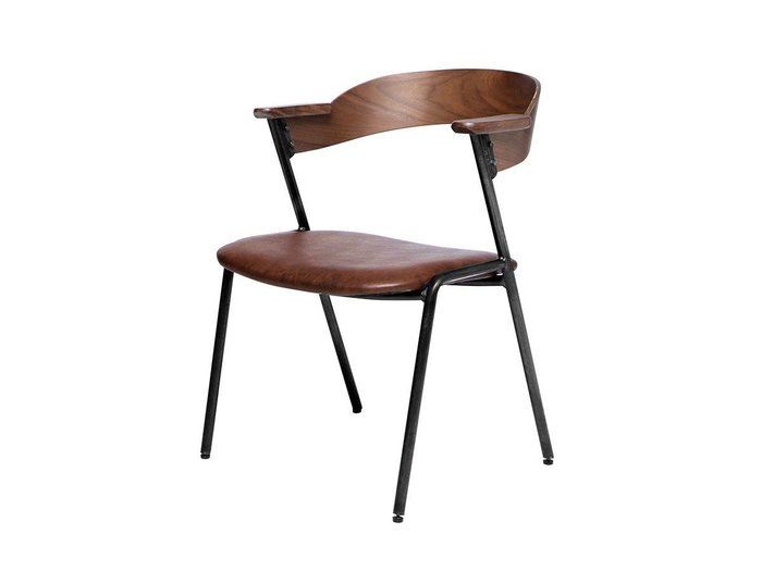 【アデペシュ/a.depeche / GOODS】のdanis short arm chair WN PU / ダニス ショートアームチェア ウォルナット PU インテリア・キッズ・メンズ・レディースファッション・服の通販 founy(ファニー) https://founy.com/ ショート Short シンプル Simple バランス Balance ビンテージ Vintage フレーム Flame ホーム・キャンプ・アウトドア・お取り寄せ Home,Garden,Outdoor,Camping Gear 家具・インテリア Furniture チェア・椅子 Chair ダイニングチェア Dining Chair ホーム・キャンプ・アウトドア・お取り寄せ Home,Garden,Outdoor,Camping Gear 家具・インテリア Furniture チェア・椅子 Chair アームチェア Armchair |ID: prp329100003415202 ipo3291000000024471587
