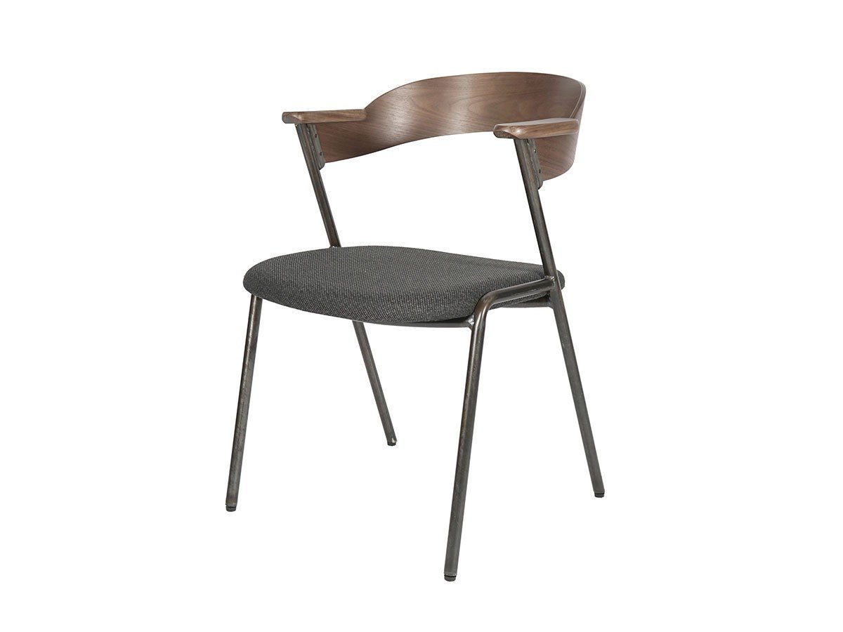 【アデペシュ/a.depeche / GOODS】のdanis short arm chair WN / ダニス ショートアームチェア ウォルナット インテリア・キッズ・メンズ・レディースファッション・服の通販 founy(ファニー) 　ショート　Short, Short Length　シンプル　Simple, Minimal　バランス　Balance, Style Balance　ビンテージ　Vintage, Retro Style　ファブリック　Fabric, Textile　フレーム　Frame, Outline　ホーム・キャンプ・アウトドア・お取り寄せ　Home Living / Home & Lifestyle / Camping Gear / Outdoor Camping　家具・インテリア　Home Furniture & Interior. Stylish & Functional Living Spaces　チェア・椅子　Seating & Chairs　ダイニングチェア・木製チェア　Dining Chairs　ホーム・キャンプ・アウトドア・お取り寄せ　Home Living / Home & Lifestyle / Camping Gear / Outdoor Camping　家具・インテリア　Home Furniture & Interior. Stylish & Functional Living Spaces　チェア・椅子　Seating & Chairs　アームチェア・アクセントチェア　Armchairs & Accent Chairs　張地:チャコールモッシュブラック|ID: prp329100003415203 ipo3291000000030232492