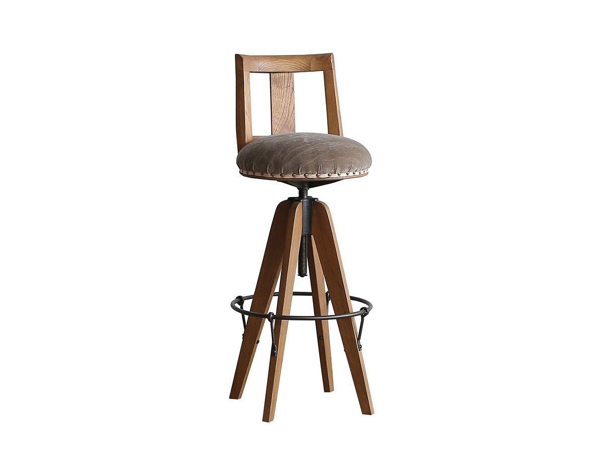 【ノットアンティークス/knot antiques / CRASH GATE / GOODS】のFASOLA HIGH CHAIR / ファソラ ハイチェア インテリア・キッズ・メンズ・レディースファッション・服の通販 founy(ファニー) 　アンティーク　Antique　フォーム　Form　ベルベット　Velvet　ホーム・キャンプ・アウトドア・お取り寄せ　Home,Garden,Outdoor,Camping Gear　家具・インテリア　Furniture　チェア・椅子　Chair　カウンターチェア・ハイスツール　Counter Chair/High Stool　張地:アッシュ|ID: prp329100003415205 ipo3291000000023436543