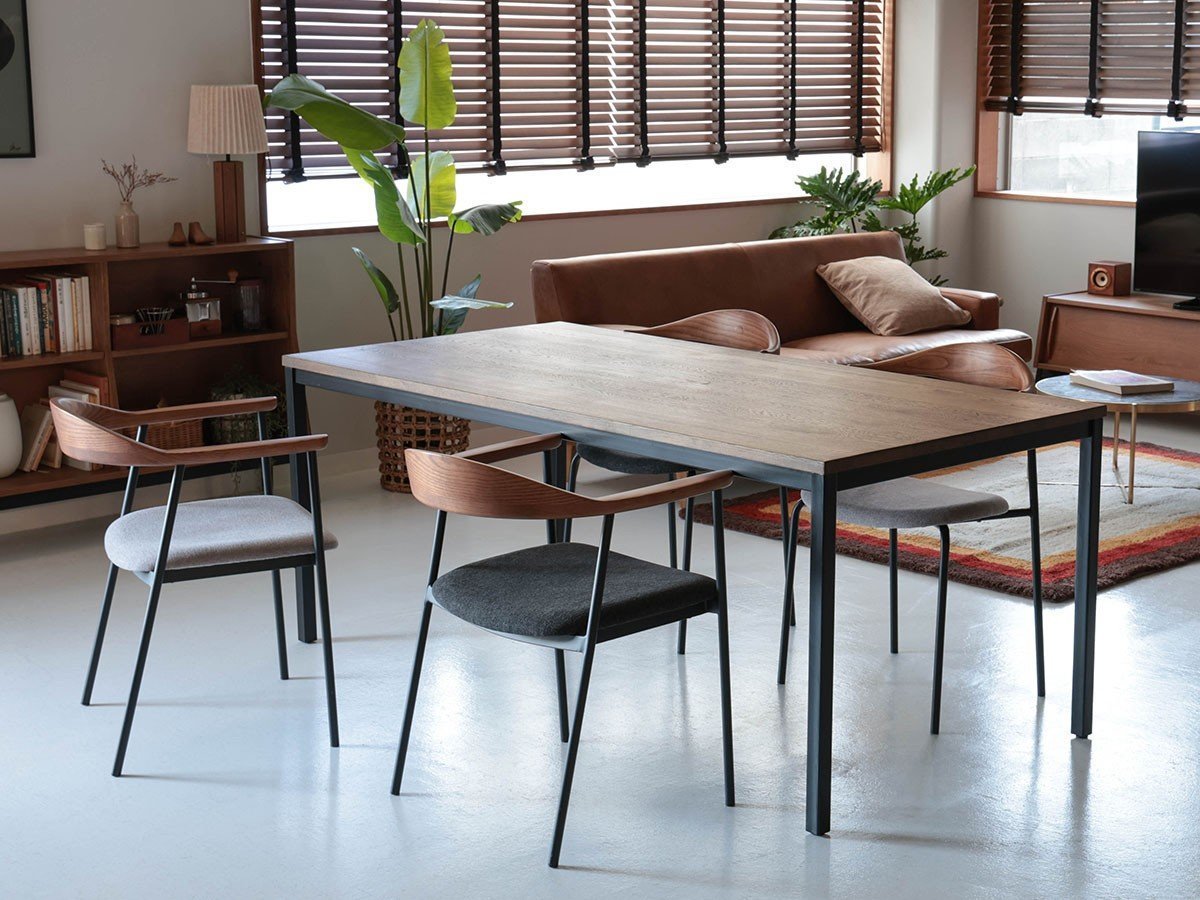 【イージーライフ/Easy Life / GOODS】のTANK DINNING TABLE / タンク ダイニングテーブル 幅150cm(オーク材 / WFT-2) インテリア・キッズ・メンズ・レディースファッション・服の通販 founy(ファニー) 　おすすめ　Recommended / Our Picks　オイル　Body Oil　コンパクト　Compact, Small Size　シンプル　Simple, Minimal　タンク　Tank Top, Sleeveless Top　テーブル　Table, Dining Table　ホーム・キャンプ・アウトドア・お取り寄せ　Home Living / Home & Lifestyle / Camping Gear / Outdoor Camping　家具・インテリア　Home Furniture & Interior. Stylish & Functional Living Spaces　テーブル　Dining, Coffee & Side Tables　ダイニングテーブル・食卓テーブル　Dining Tables　参考イメージ|ID: prp329100003417223 ipo3291000000030227273