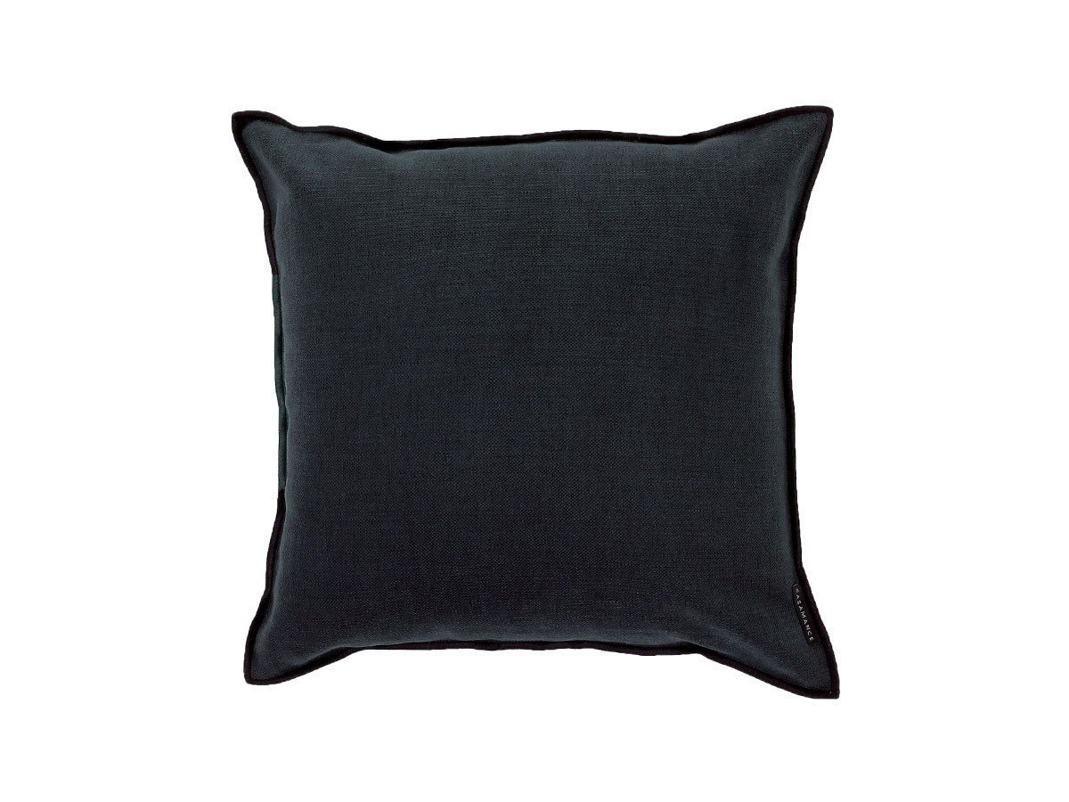 【カサマンス/CASAMANCE / GOODS】のParis Texas Cushion / パリテキサス クッション 45 × 45cm インテリア・キッズ・メンズ・レディースファッション・服の通販 founy(ファニー) 　クッション　Cushion, Throw Pillow　サテン　Satin, Glossy Fabric　パイピング　Piping, Trim Design　フランス　France, French　プリント　Print, Printed Pattern　ベルベット　Velvet, Velvety　リネン　Linen, Linen Fabric　ホーム・キャンプ・アウトドア・お取り寄せ　Home Living / Home & Lifestyle / Camping Gear / Outdoor Camping　家具・インテリア　Home Furniture & Interior. Stylish & Functional Living Spaces　その他 インテリア雑貨、家具　Home Decor & Furniture Extras　ノワール|ID: prp329100003453531 ipo3291000000035324684